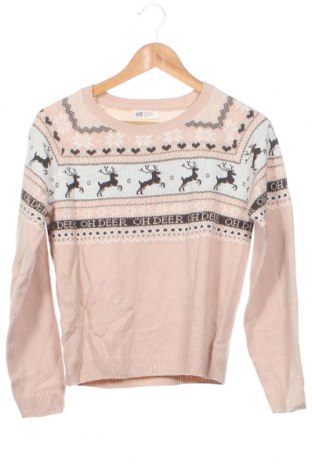 Детски пуловер H&M, Размер 14-15y/ 168-170 см, Цвят Розов, Цена 14,00 лв.