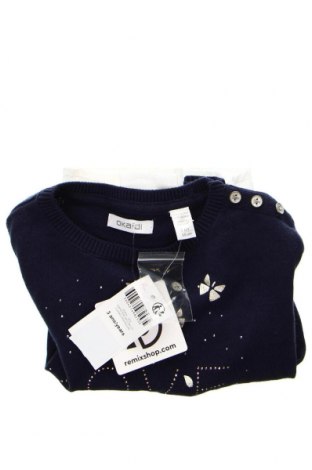 Παιδικό πουλόβερ Okaidi, Μέγεθος 2-3y/ 98-104 εκ., Χρώμα Μπλέ, Τιμή 30,41 €