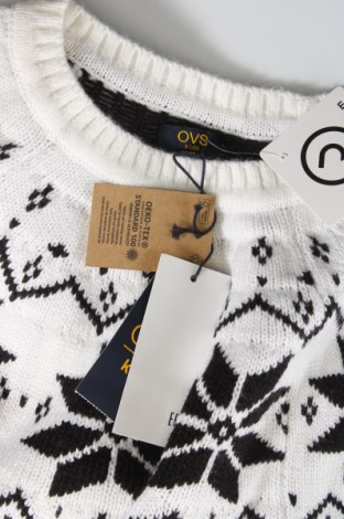 Детски пуловер Oviesse, Размер 13-14y/ 164-168 см, Цвят Бял, Цена 18,88 лв.