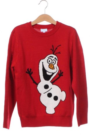 Детски пуловер Oviesse, Размер 7-8y/ 128-134 см, Цвят Червен, Цена 31,85 лв.