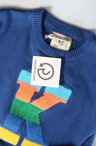 Детски пуловер Oviesse, Размер 3-4y/ 104-110 см, Цвят Син, Цена 29,89 лв.