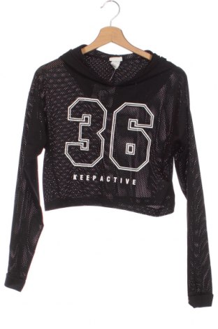 Παιδικό φούτερ H&M Sport, Μέγεθος 12-13y/ 158-164 εκ., Χρώμα Μαύρο, Τιμή 3,71 €