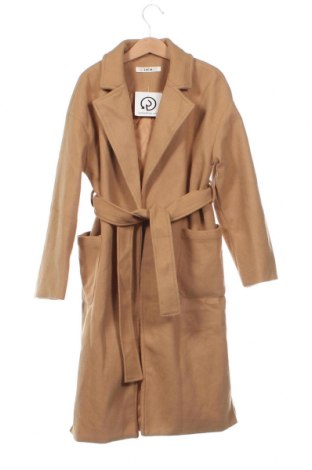 Детско палто SHEIN, Размер 6-7y/ 122-128 см, Цвят Кафяв, Цена 54,00 лв.