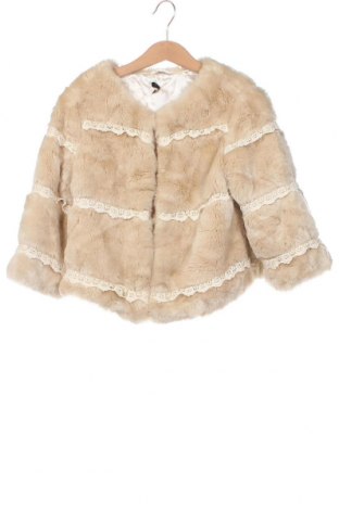 Детско палто Sisley, Размер 7-8y/ 128-134 см, Цвят Бежов, Цена 68,00 лв.