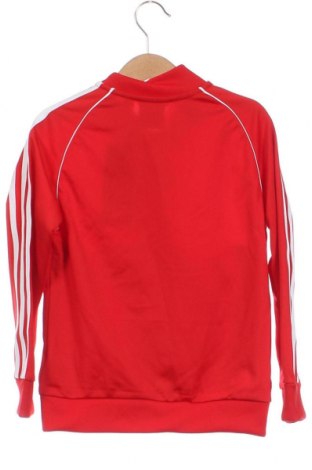 Детско спортно горнище Adidas Originals, Размер 6-7y/ 122-128 см, Цвят Червен, Цена 93,06 лв.