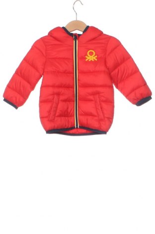 Dziecięca kurtka United Colors Of Benetton, Rozmiar 9-12m/ 74-80 cm, Kolor Czerwony, Cena 168,88 zł