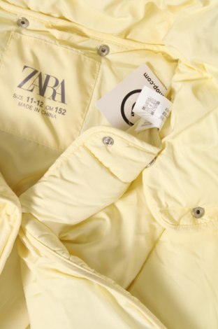 Παιδικό μπουφάν Zara, Μέγεθος 11-12y/ 152-158 εκ., Χρώμα Κίτρινο, Τιμή 23,02 €