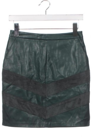 Δερμάτινη φούστα Kiabi, Μέγεθος XS, Χρώμα Πράσινο, Τιμή 4,13 €