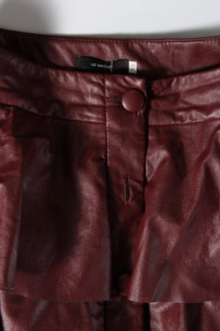 Kožená sukně  Le Group, Velikost XS, Barva Červená, Cena  69,00 Kč