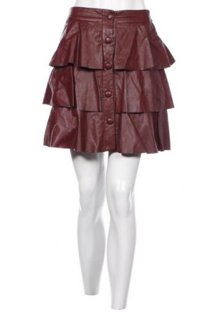 Kožená sukňa  Le Group, Veľkosť XS, Farba Červená, Cena  3,45 €
