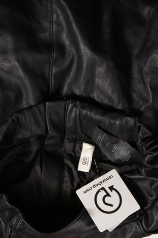 Fustă de piele Q/S by S.Oliver, Mărime XS, Culoare Negru, Preț 12,40 Lei