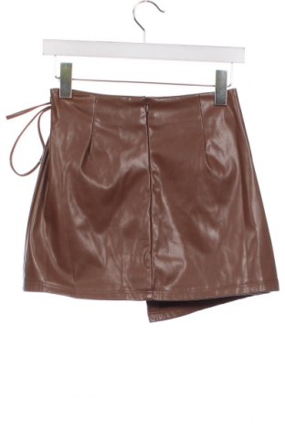 Kožená sukňa  SHEIN, Veľkosť XS, Farba Hnedá, Cena  14,84 €
