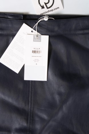 Δερμάτινη φούστα VILA, Μέγεθος S, Χρώμα Μπλέ, Τιμή 27,84 €