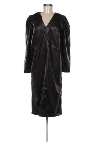 Δερμάτινο φόρεμα H&M, Μέγεθος M, Χρώμα Μαύρο, Τιμή 12,56 €