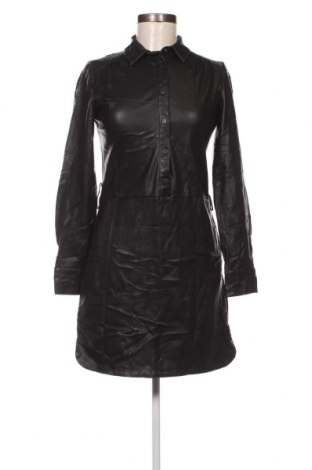 Δερμάτινο φόρεμα Kiabi, Μέγεθος XS, Χρώμα Μαύρο, Τιμή 6,10 €