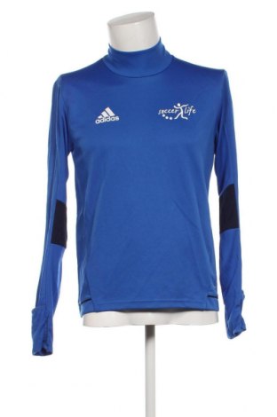 Herren Shirt Adidas, Größe M, Farbe Blau, Preis € 10,86