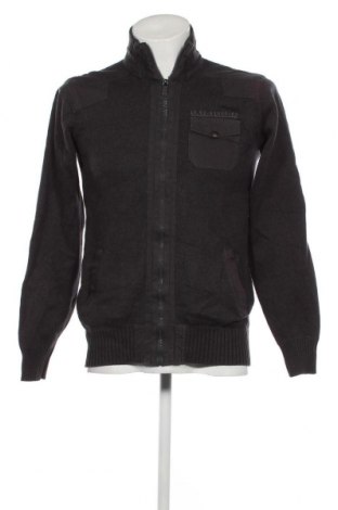 Jachetă tricotată de bărbați Digginchd By Clockhouse, Mărime L, Culoare Gri, Preț 53,46 Lei