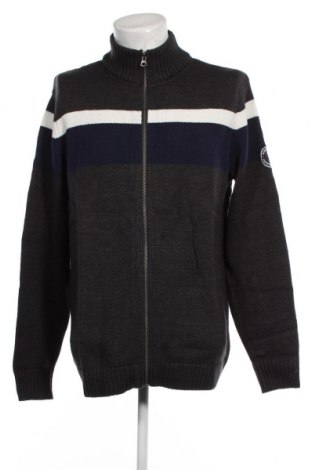 Jachetă tricotată de bărbați FQ1924, Mărime XXL, Culoare Gri, Preț 218,09 Lei