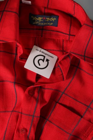 Herrenhemd, Größe S, Farbe Rot, Preis 5,19 €