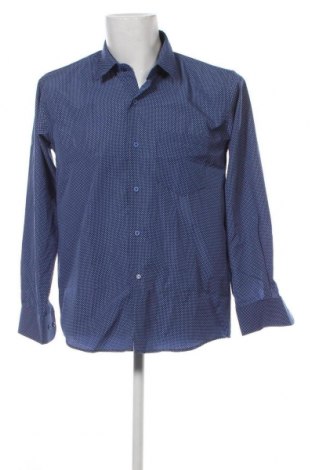 Ανδρικό πουκάμισο, Μέγεθος M, Χρώμα Μπλέ, Τιμή 6,88 €