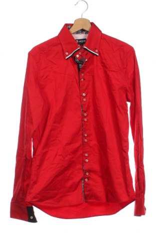 Ανδρικό πουκάμισο 7 Camicie, Μέγεθος L, Χρώμα Κόκκινο, Τιμή 15,20 €