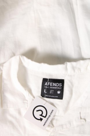 Ανδρικό πουκάμισο Afends, Μέγεθος L, Χρώμα Εκρού, Τιμή 29,55 €