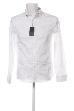 Męska koszula Armani Exchange, Rozmiar S, Kolor Biały, Cena 261,33 zł