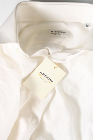 Ανδρικό πουκάμισο Arrow, Μέγεθος M, Χρώμα Εκρού, Τιμή 23,71 €