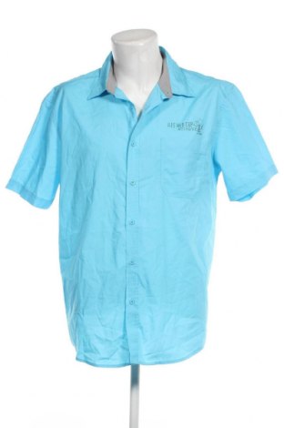 Ανδρικό πουκάμισο Atlas For Men, Μέγεθος XXL, Χρώμα Μπλέ, Τιμή 7,18 €