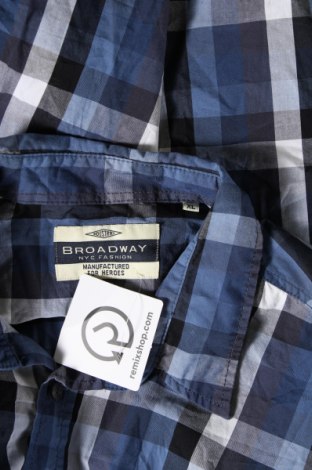 Ανδρικό πουκάμισο Broadway, Μέγεθος XL, Χρώμα Μπλέ, Τιμή 4,13 €