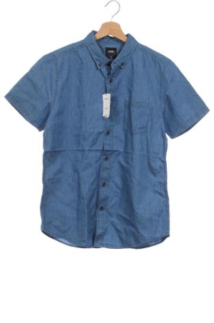 Ανδρικό πουκάμισο Burton of London, Μέγεθος M, Χρώμα Μπλέ, Τιμή 14,84 €