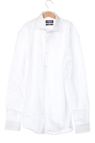 Мъжка риза Cafe Coton, Размер M, Цвят Бял, Цена 28,08 лв.