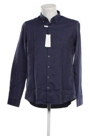Ανδρικό πουκάμισο Calvin Klein, Μέγεθος L, Χρώμα Μπλέ, Τιμή 60,23 €