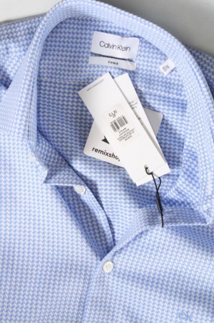 Ανδρικό πουκάμισο Calvin Klein, Μέγεθος S, Χρώμα Μπλέ, Τιμή 63,40 €