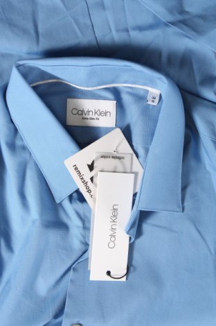 Herrenhemd Calvin Klein, Größe M, Farbe Blau, Preis 63,40 €