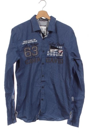 Ανδρικό πουκάμισο Camp David, Μέγεθος S, Χρώμα Μπλέ, Τιμή 12,54 €