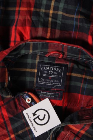 Ανδρικό πουκάμισο Campione, Μέγεθος M, Χρώμα Πολύχρωμο, Τιμή 4,82 €