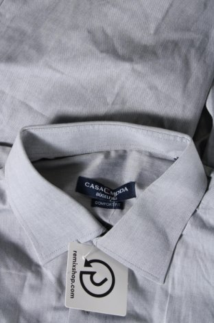Ανδρικό πουκάμισο Casa Moda, Μέγεθος L, Χρώμα Γκρί, Τιμή 14,95 €