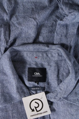 Ανδρικό πουκάμισο Clockhouse, Μέγεθος XL, Χρώμα Μπλέ, Τιμή 4,49 €