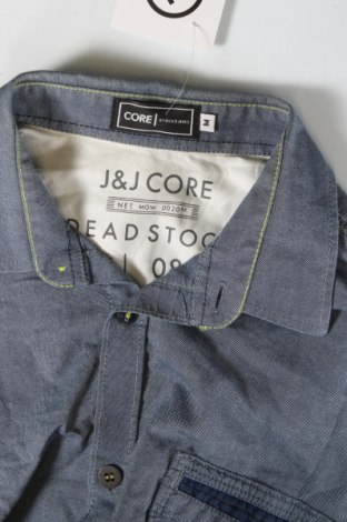 Ανδρικό πουκάμισο Core By Jack & Jones, Μέγεθος M, Χρώμα Μπλέ, Τιμή 3,71 €