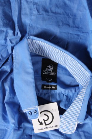 Ανδρικό πουκάμισο Culture, Μέγεθος L, Χρώμα Μπλέ, Τιμή 14,85 €