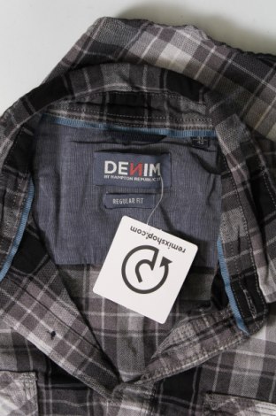 Ανδρικό πουκάμισο Denimart, Μέγεθος L, Χρώμα Γκρί, Τιμή 3,54 €