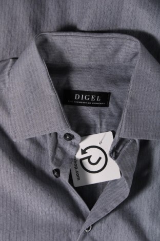 Herrenhemd Digel, Größe S, Farbe Grau, Preis 3,34 €