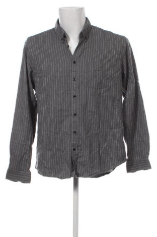 Ανδρικό πουκάμισο Dressmann, Μέγεθος XL, Χρώμα Γκρί, Τιμή 3,86 €