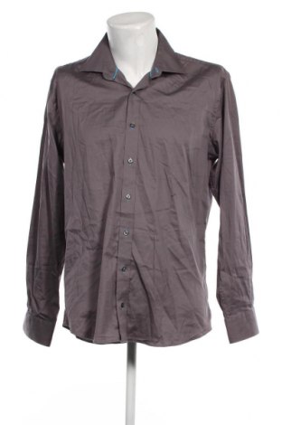 Ανδρικό πουκάμισο Dressmann, Μέγεθος XL, Χρώμα Γκρί, Τιμή 6,09 €