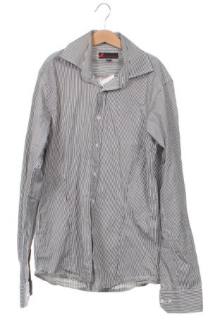 Ανδρικό πουκάμισο Dressmann, Μέγεθος S, Χρώμα Γκρί, Τιμή 2,67 €