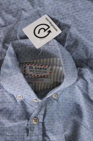 Ανδρικό πουκάμισο El Ganso, Μέγεθος S, Χρώμα Μπλέ, Τιμή 5,01 €