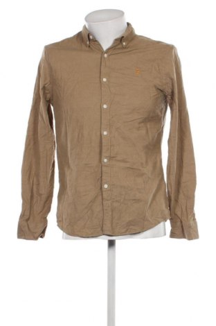 Ανδρικό πουκάμισο Farah, Μέγεθος M, Χρώμα  Μπέζ, Τιμή 6,99 €