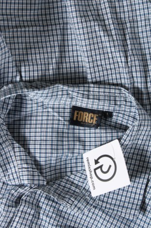 Herrenhemd Force, Größe L, Farbe Blau, Preis € 2,83