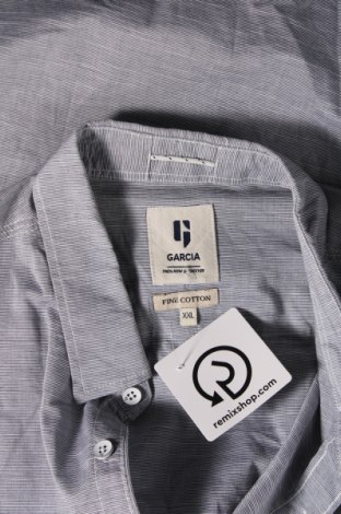 Ανδρικό πουκάμισο Garcia, Μέγεθος XXL, Χρώμα Γκρί, Τιμή 7,87 €